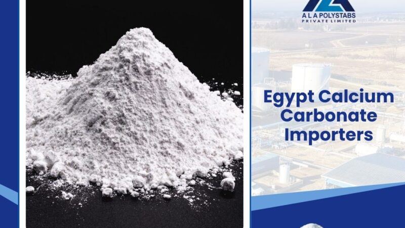 Who are the calcium carbonate importers in Egypt and Vietnam?