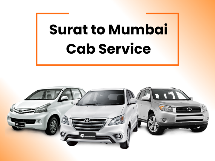 Travel Comfortably with RK Cabs: Best One Way Cab Surat to Mumbai Service